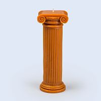 свеча высокая оранжевая hestia column в Мурманске
