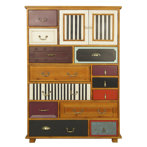 комод «gouache birch» вертикальный разноцветный в Мурманске