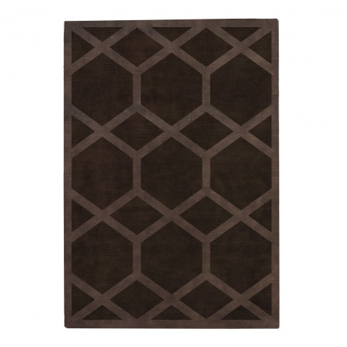 ковер ashton cocoa coffe 240x340 коричневый в Мурманске