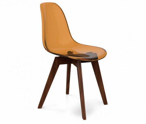 стул dsw кофейный s39 (eames style) в Мурманске