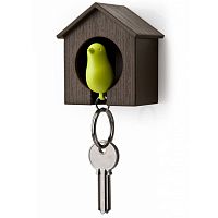 держатель+брелок для ключей sparrow коричневый-зеленый в Мурманске