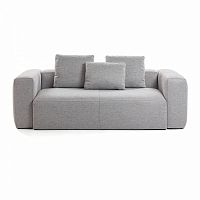 диван blok sofa 3 светло-серый от la forma (ex julia grup) в Мурманске