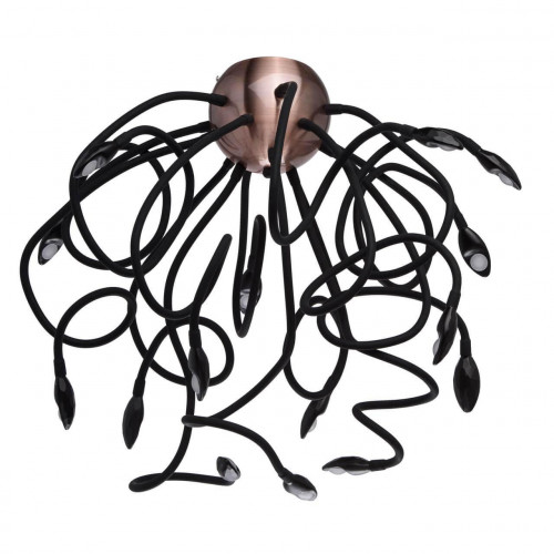 потолочная светодиодная люстра de markt зиген 646011015 черная в Мурманске