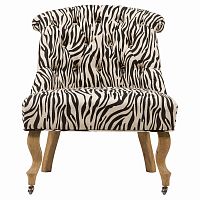 кресло amelie french country chair черно-белое в Мурманске