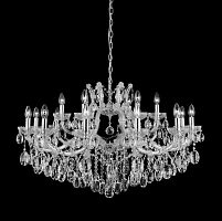 подвесная люстра crystal lux hollywood sp12+6 chrome хром в Мурманске