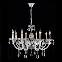 подвесная люстра crystal lux glamour sp-pl8 белая в Мурманске