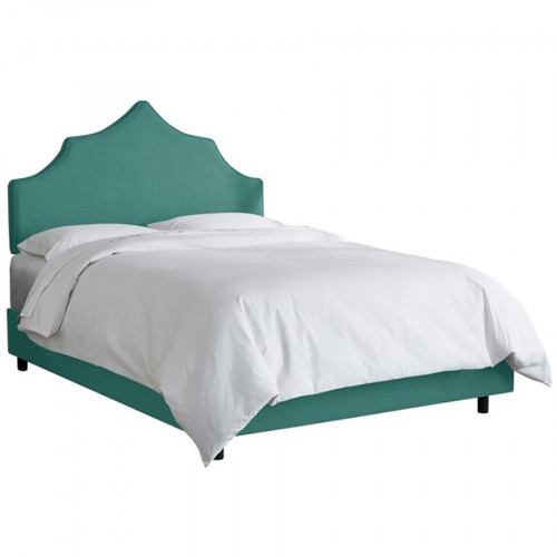 кровать двуспальная 160х200 бирюзовая camille light teal в Мурманске
