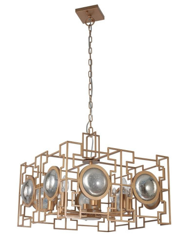 подвесная люстра crystal lux cuento sp8 gold в Мурманске