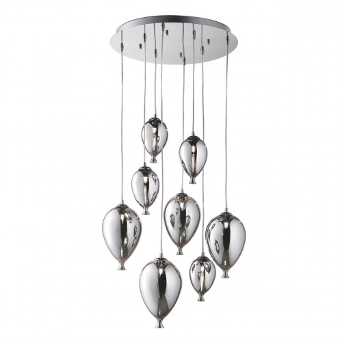 подвесная люстра ideal lux clown sp8 cromo в Мурманске