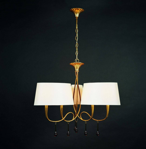 подвесная люстра mantra paola painted gold 3540 в Мурманске