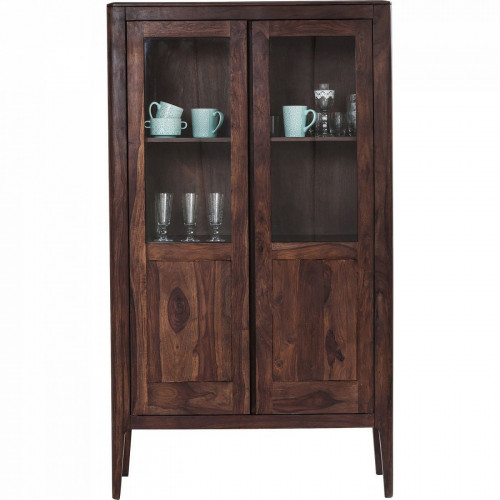 шкаф-витрина brooklyn walnut коричневый 100x40 в Мурманске