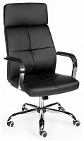кресло для руководителя norden chairs алекс, обивка: искусственная кожа, цвет: экокожа черная в Мурманске