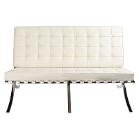 диван barcelona style loveseat sofa прямой белый в Мурманске