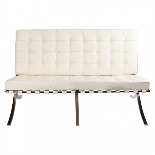 диван barcelona style loveseat sofa прямой белый в Мурманске