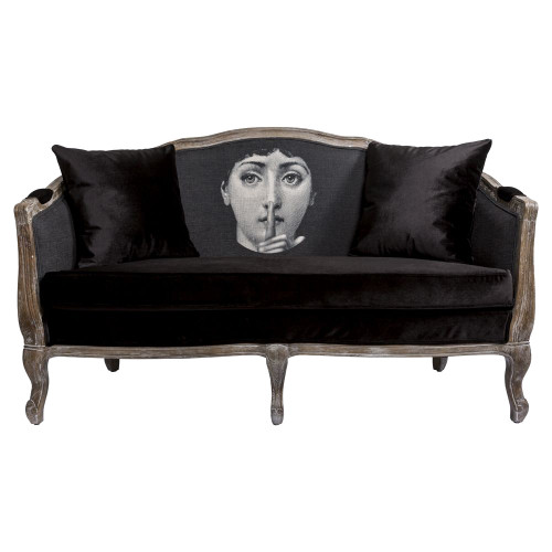 диван «секрет» fornasetti прямой черный в Мурманске