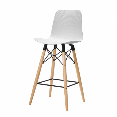 полубарный стул eiffel (eames style) белый в Мурманске