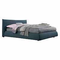 кровать двуспальная 180х200 голубая pillow fit в Мурманске