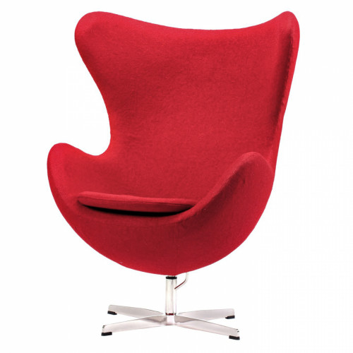 кресло egg chair красное в Мурманске