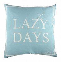 подушка с надписью lazy days в Мурманске
