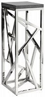 консоль geometric высокая 40x40x110 металл, серая столешница в Мурманске