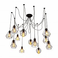 подвесная люстра arte lamp a4051sp-12bk в Мурманске
