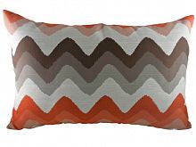 подушка с цветными волнами orange chevron в Мурманске