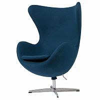 кресло egg chair сине-зеленое в Мурманске
