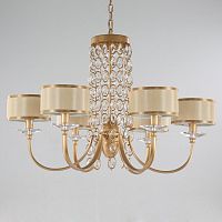 подвесная люстра newport 2906/c бежевая в Мурманске