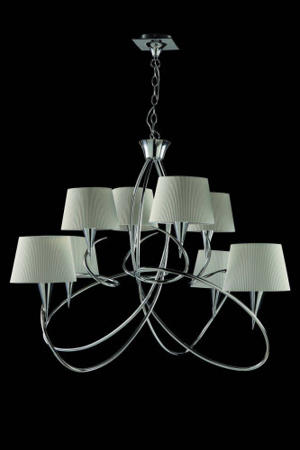 подвесная люстра mantra mara chrome - white 1654 в Мурманске