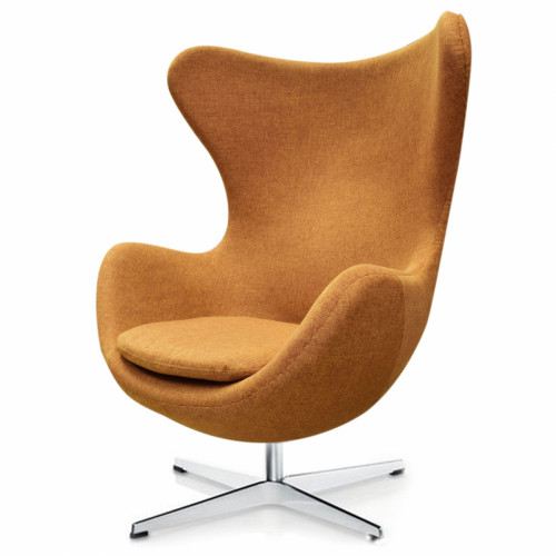 кресло egg chair темно-коричневое в Мурманске
