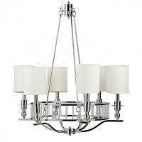 люстра easton light chandelier хром, бежевая в Мурманске