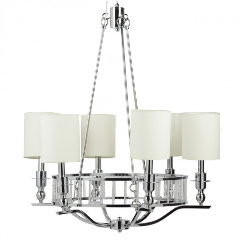 люстра easton light chandelier хром, бежевая в Мурманске