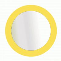 зеркало круглое в желтой раме sheer sole в Мурманске
