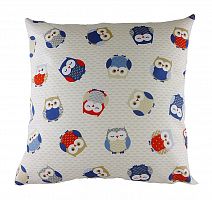подушка с принтом owl print blue в Мурманске