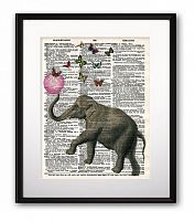 постер elephant and balloon а3 в Мурманске