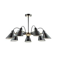 потолочная люстра lumion naomi 3709/7c черная в Мурманске