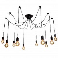 подвесная люстра arte lamp 76 a9184sp-10bk в Мурманске