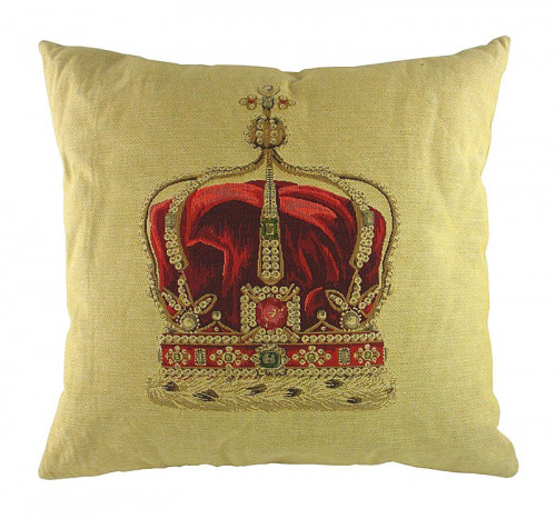 подушка с картинкой короны queen crown cream в Мурманске