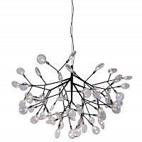 подвесная люстра crystal lux evita sp63 black/transparent в Мурманске