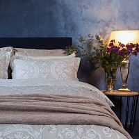 комплект постельного белья decoflux сатин евро victoria ivory в Мурманске
