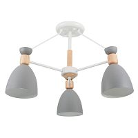 потолочная люстра freya delia fr5033cl-03w серая в Мурманске