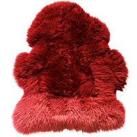 меховой коврик из овчины вишня 95х55 см в Мурманске