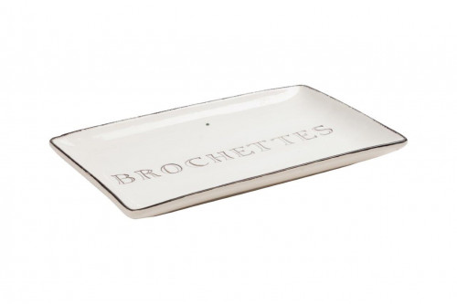 декоративное блюдо brochettes white в Мурманске