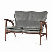 диван fauteuil прямой серый в Мурманске