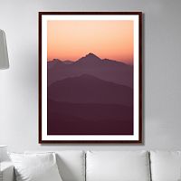 картина: sunset view в Мурманске