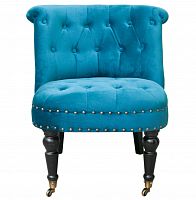 низкое кресло aviana blue velvet в Мурманске