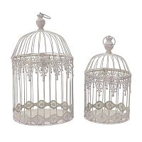 фонарь-клетка молочного цвета, набор из 2 шт. в Мурманске