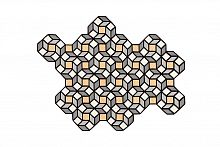 ковер parquet rhomb yellow 314x195 от gan в Мурманске