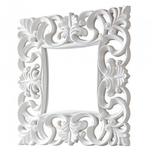 зеркало белое квадратное в резной раме regalo в Мурманске