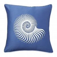 подушка с морской раковиной sea shell diamond-blue в Мурманске